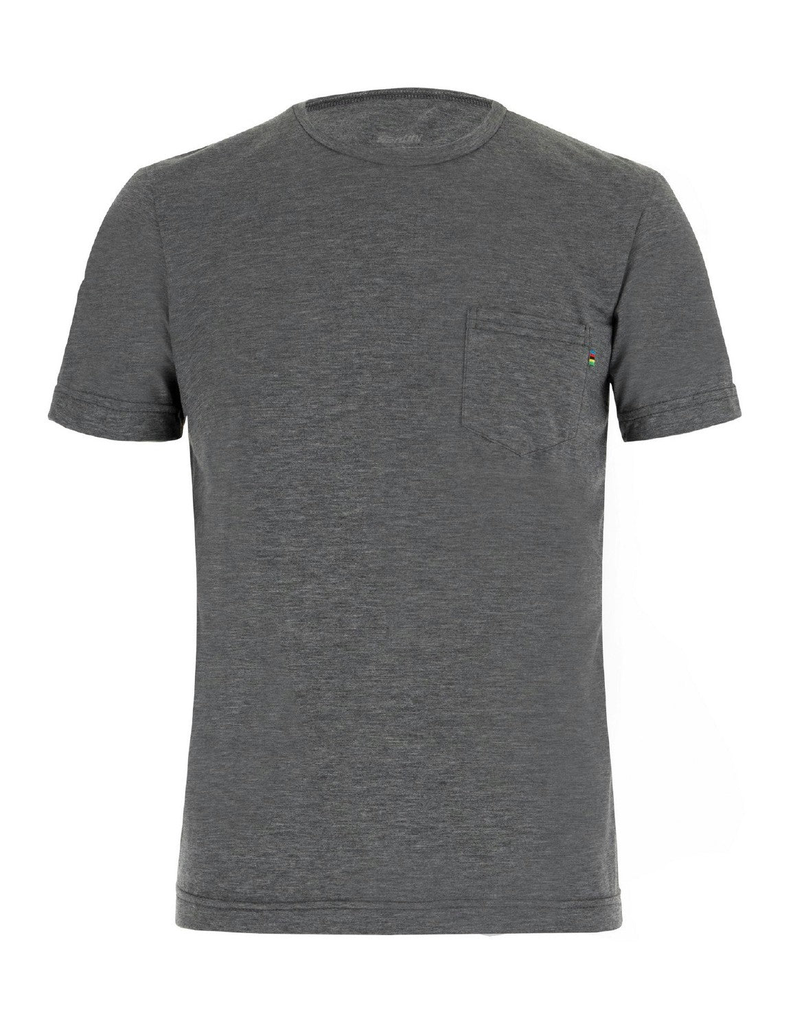 Santini UCI Techincal Short Sleeve T-Shirt - Grey