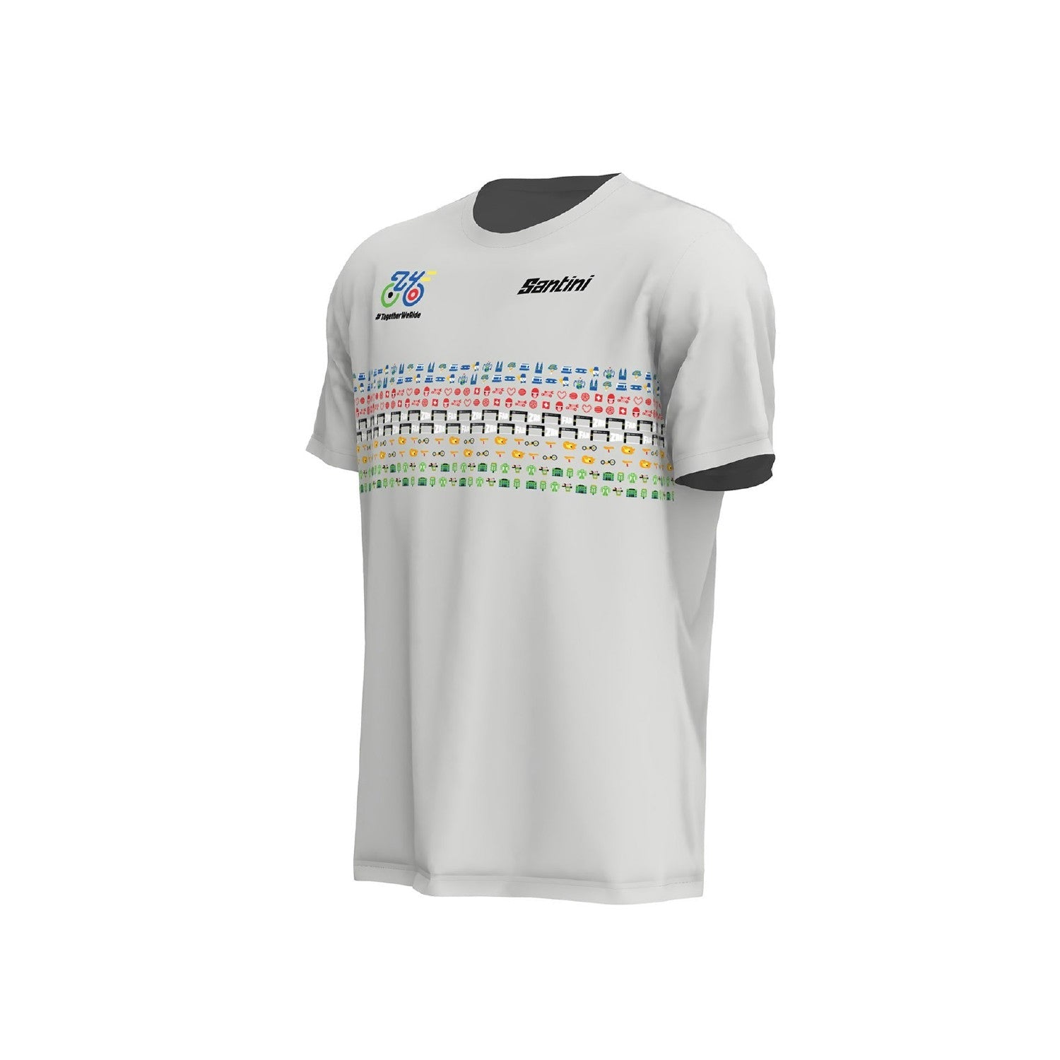 Santini Zurich Word Championships Short Sleeve T-Shirt - Cappuccino