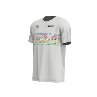 Santini Zurich Word Championships Short Sleeve T-Shirt - Cappuccino