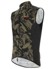 Santini Gravel Men's Windbreaker Vest - Camo Green