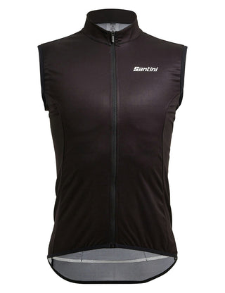 Santini Nebula Mens Wind Vest 3W - Black
