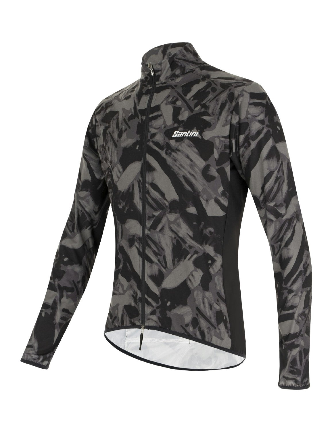 Santini Gravel Nebula Men's Windbreaker Jacket - Grey Camo