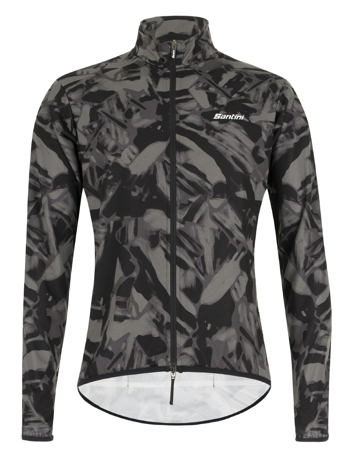 Santini Gravel Nebula Men's Windbreaker Jacket - Grey Camo