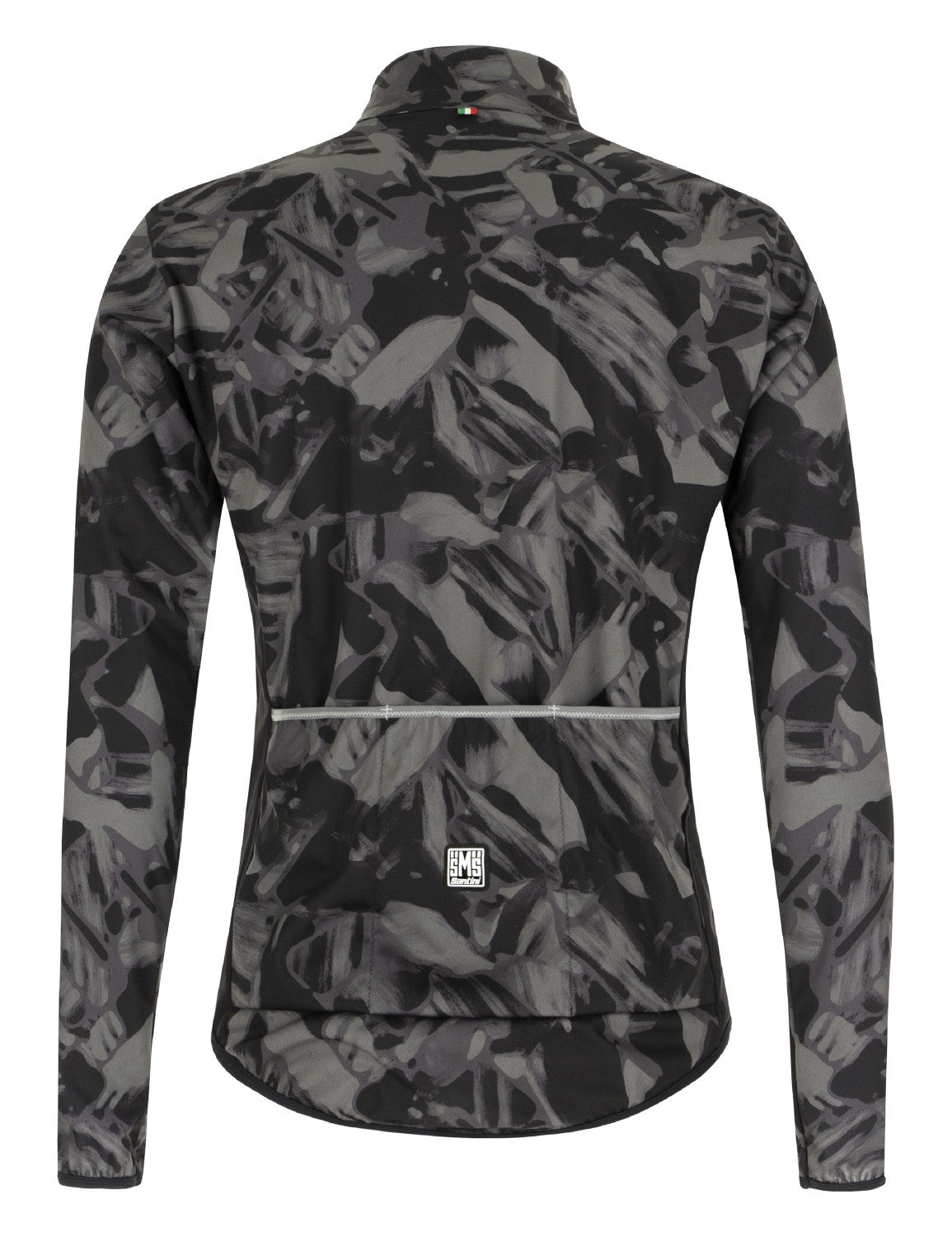 Santini Gravel Nebula Men's Windbreaker Jacket - Grey Camo