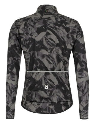 Santini Gravel Nebula Men's Windbreaker Jacket - Grey Camo