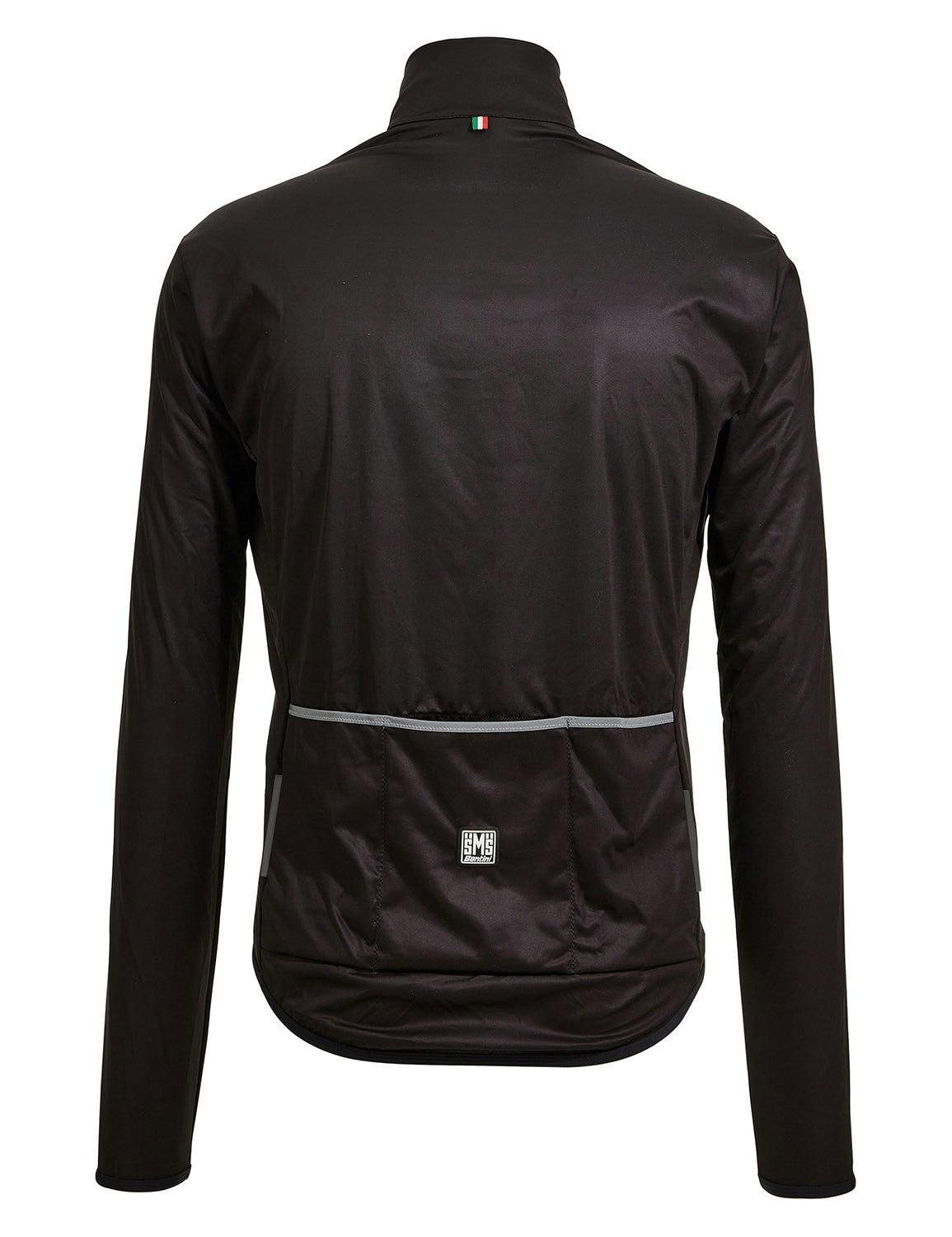 Santini Nebula 3W Men's Wind Breaker Jacket - Black