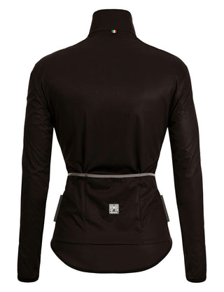 Santini Nebula 3W Women's Wind Breaker Jacket - Black