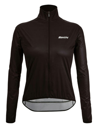 Santini Nebula 3W Women's Wind Breaker Jacket - Black