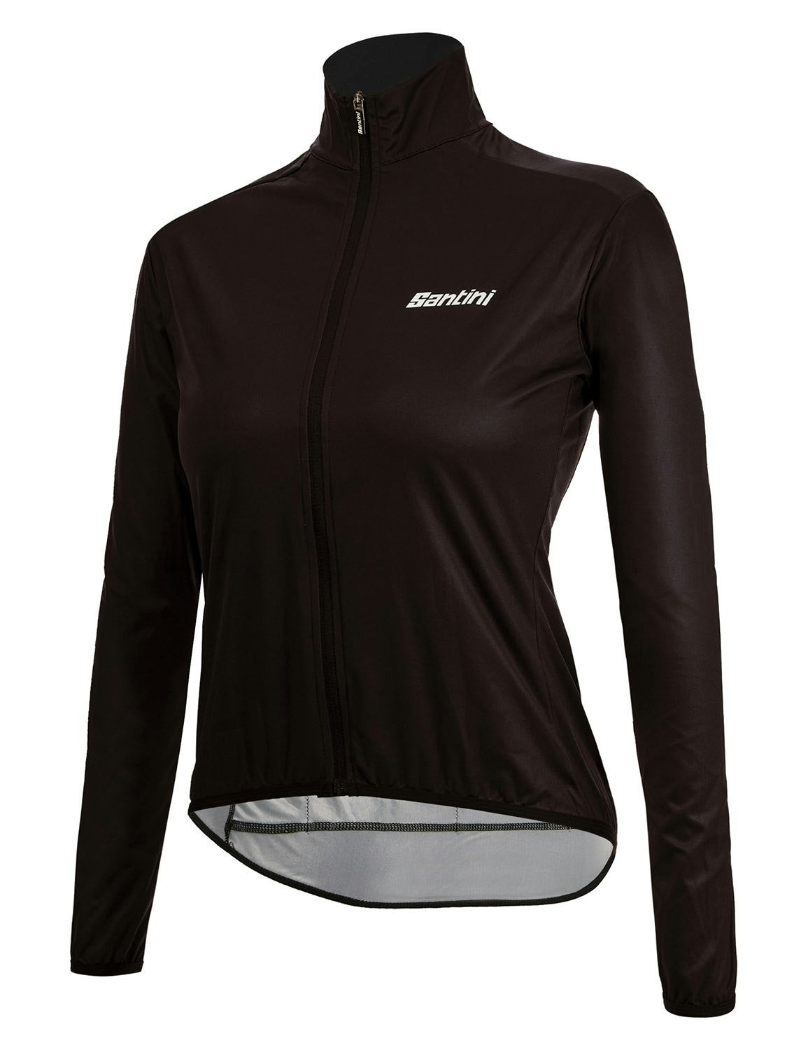 Santini Nebula 3W Women's Wind Breaker Jacket - Black