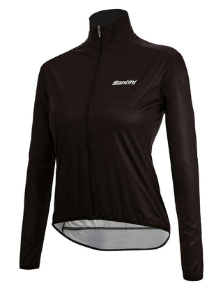 Santini Nebula 3W Women's Wind Breaker Jacket - Black