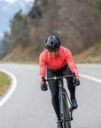 Santini Nebula 3W Women's Wind Breaker Jacket - Granatina Pink