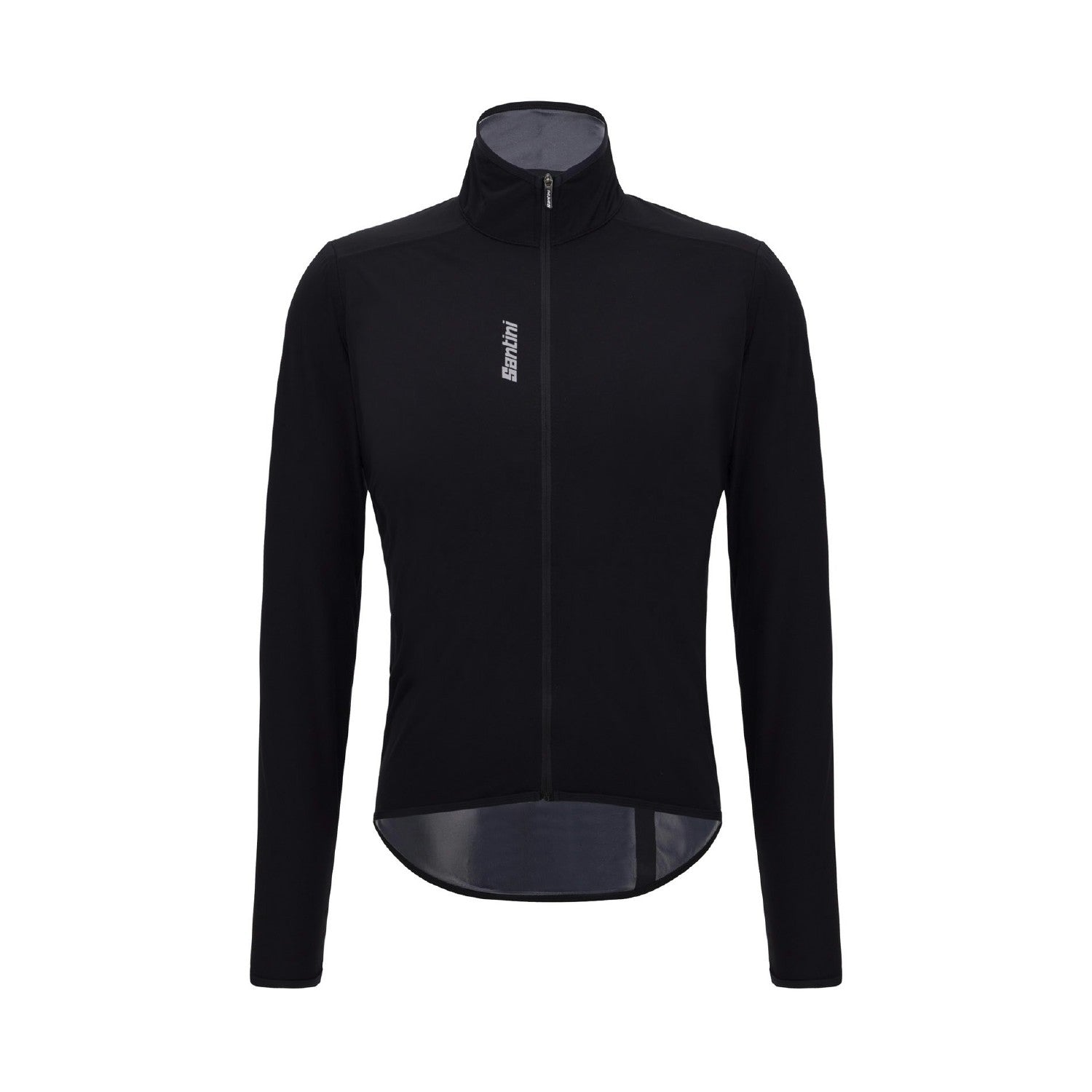Santini Magic Packable Unisex Rain Jacket - Black