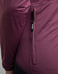 Santini Guard Nimbus Women's Rainproof Packable Jacket - Burgundy
