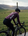 Santini Guard Nimbus Women's Rainproof Packable Jacket - Burgundy