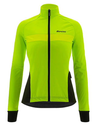 Santini Coral Bengal Women's Jacket - Fluro Green