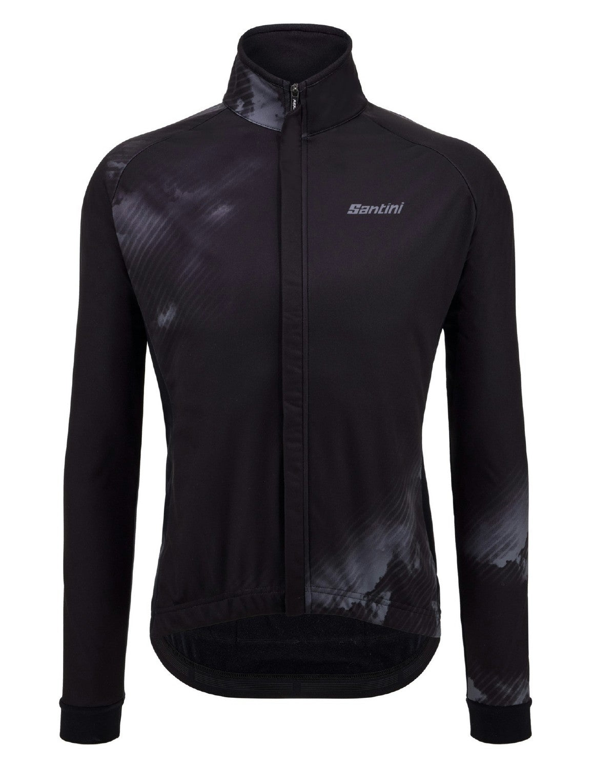 Santini Pure Dye 4W Men's Long Sleeve Jacket - Black