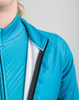 Santini Pure Dye 4W Women's Winter Long Sleeve Jersey - Aqua