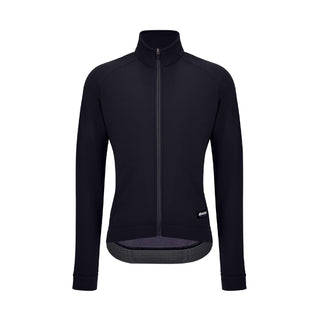 Santini SMS RTR Technical Windproof Winter Fleece Jacket - Black