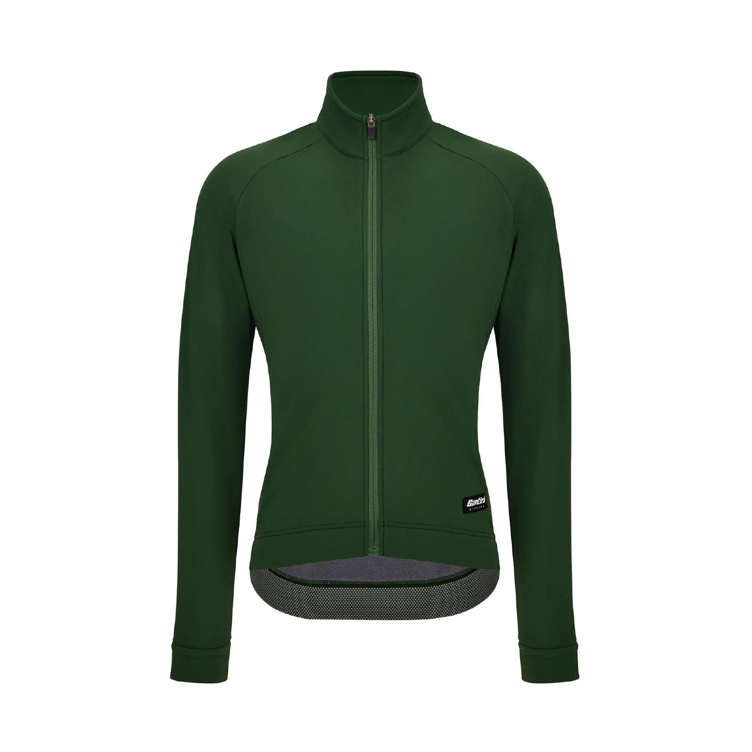 Santini SMS RTR Technical Windproof Winter Fleece Jacket - Green