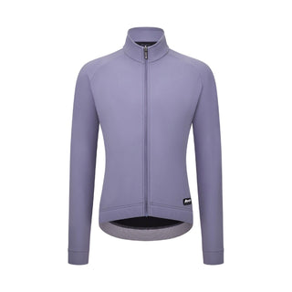 Santini SMS RTR Technical Windproof Winter Fleece Jacket - Power Blue