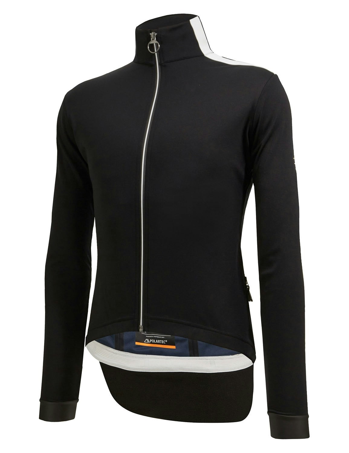 Santini Vega Multi Jacket With Hood - Black