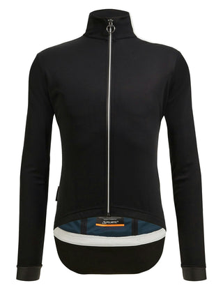 Santini Vega Multi Jacket With Hood - Black