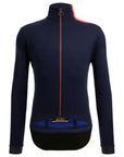 Santini Vega Multi Jacket With Hood - Nautica Blue