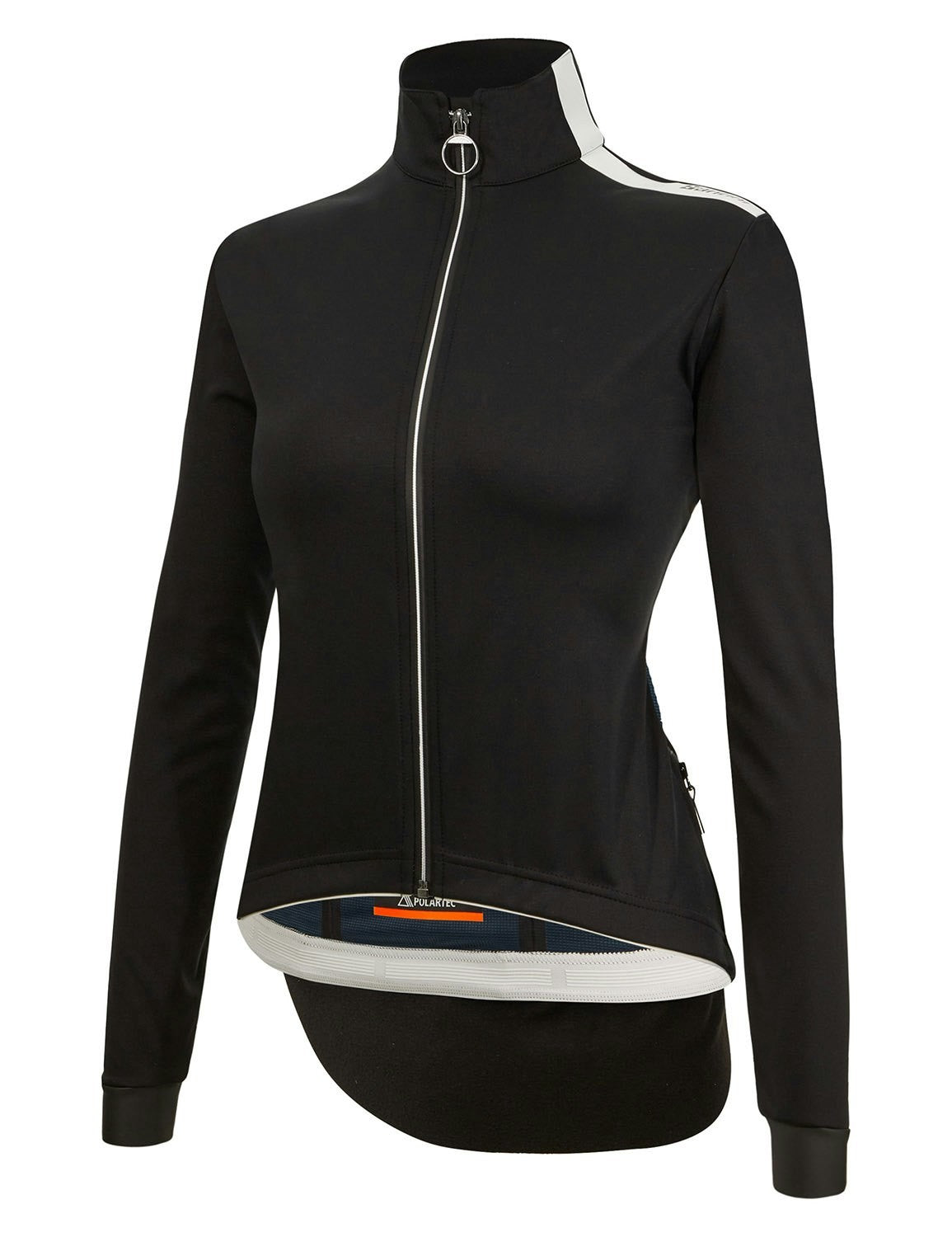 Santini Vega Multi Jacket Women's With Hood - Black