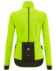 Santini Vega Multi Jacket Women's With Hood - Lime
