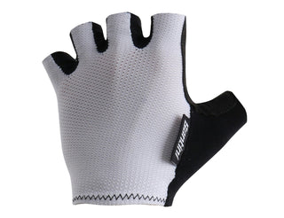 Santini Brisk Half Finger Gloves - White