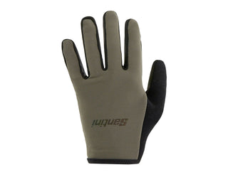 Santini MTB/Gravel Full Finger Gloves - Grey