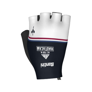 Santini TDF Hautacam Stage Gloves - White/Black