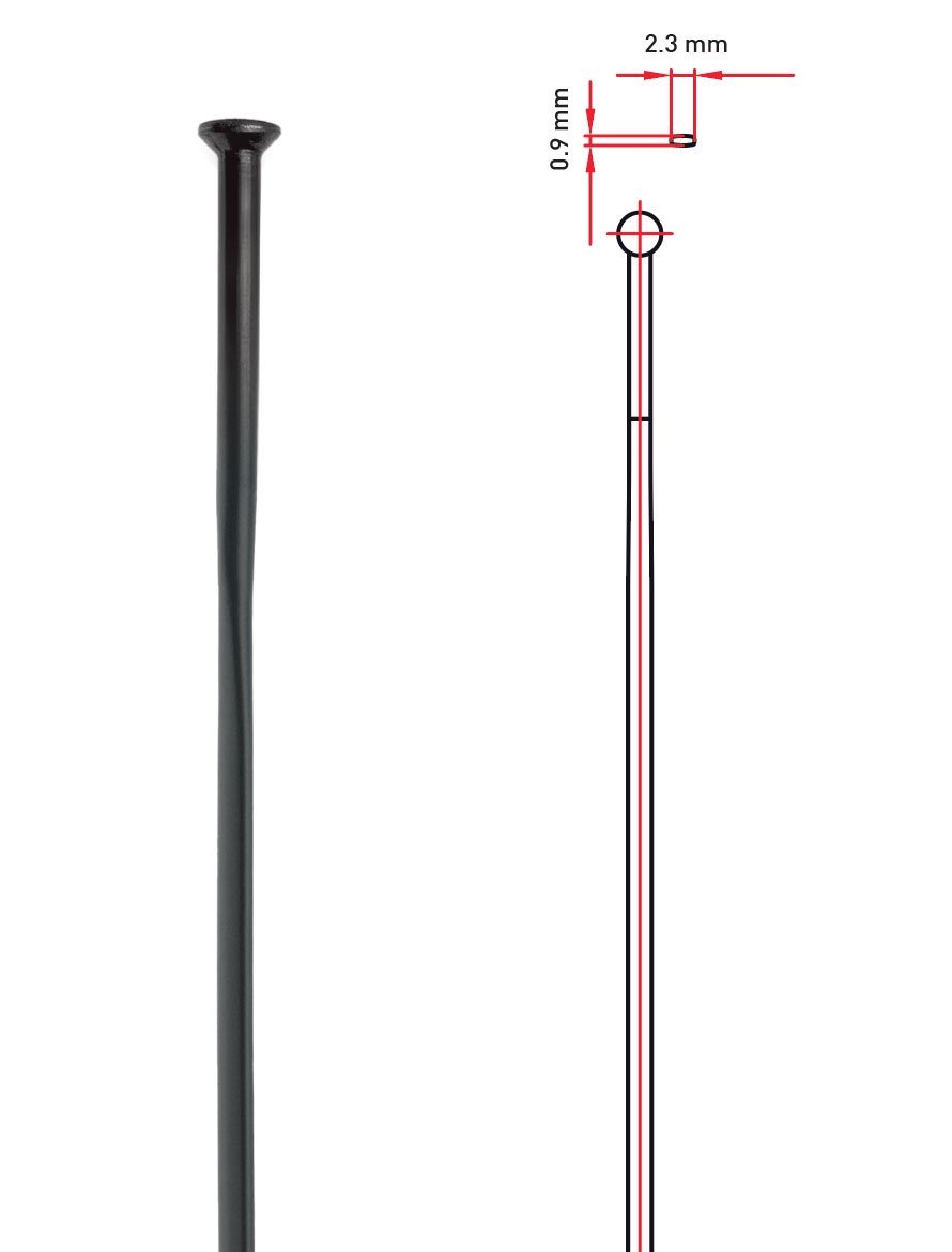 DT Swiss Spoke New Aero SP 285 - Black