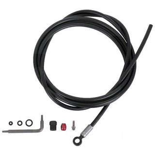 SRAM Disc Brake Hyd Hose 2000MM Silver Banjo Black