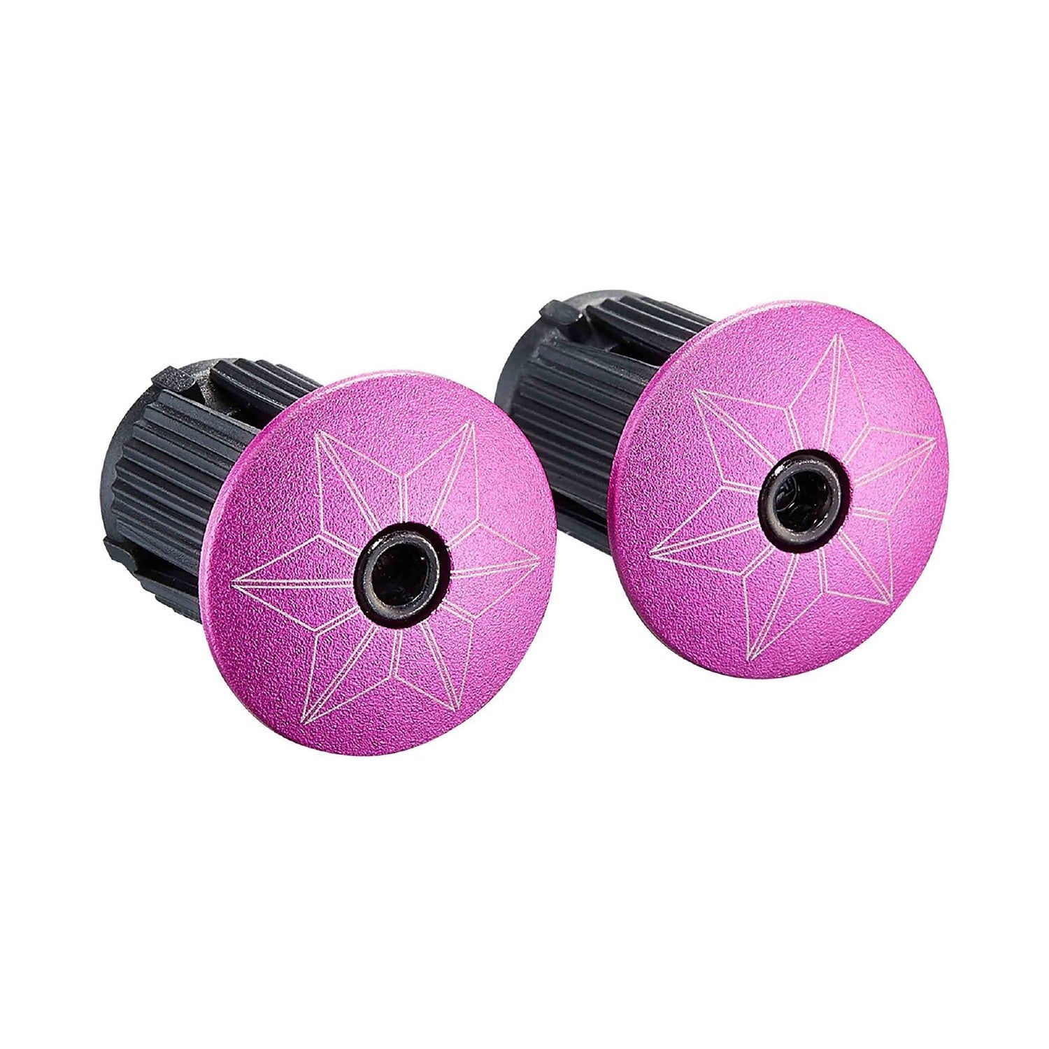Supacaz Super Sticky Kush Sakura Bar Tape With Pink Star Plugz - Pink