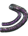 Supacaz Super Sticky Kush Splat Bar Tape With Oil Slick Star Plugz - Oil Slick