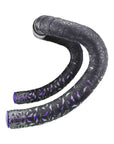 Supacaz Super Sticky Kush Star Fade Bar Tape With Purple Star Plugz - Purple Refract