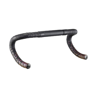 Supacaz Super Sticky Kush Star Fade Bar Tape With Black Star Plugz - Fire Refract