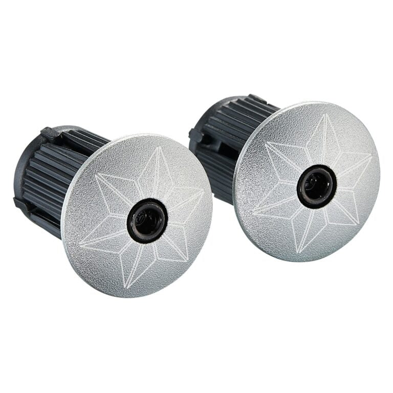Supacaz Bling Ano Plugs Bar Tape - Platinum