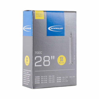 Schwalbe SV 80mm Tube Item 20 Extra Light (28"/700C) 27–28 × 0.70–1.00 700x18-25