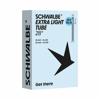 Schwalbe Extra Light SCV 80mm Tube 15L-EL (28") 27 × 1.10–1.35