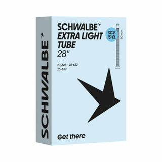 Schwalbe Extra Light SCV 80mm Tube 15-EL (28") 27–28 × 0.90–1.10 700x23-28