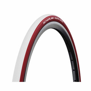 Schwalbe Dunk King 700x25C - White/Bordeaux