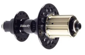 Hub Velocity Race Rear Black Shimano 32 Hole 8/9/10/11 Spd (with 8/9/10 Spacer)
