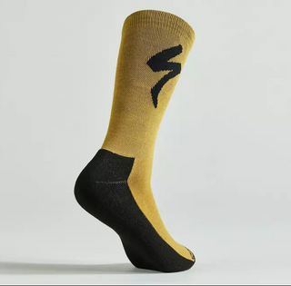 Specialized PrimaLoft® Lightweight Tall Logo Socks - Harvest Gold