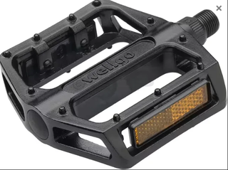 BPW PEDALS - BMX Platform Pedal, one pc alloy, 1/2" axle, BLACK