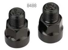 BPW PEDAL THREAD ADAPTORS, STEEL , converts 1/2" pedal thread to fit 9/16" cranks, SET of 2