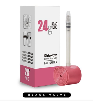 RideNow ROAD SUPERLIGHT TPU Inner Tube (700 x 18-32C) Black Valve - 24g