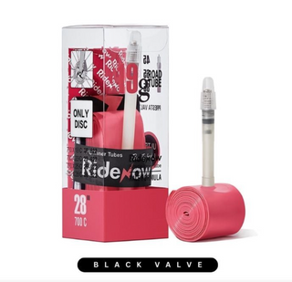 RideNow ROAD ULTRALIGHT TPU Inner Tube (700 x 18-32C)- Disc Only - Black Valve - 19g