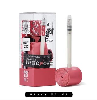RideNow ROAD ULTRALIGHT TPU Inner Tube (700 x 18-32C)- Disc Only - Black Valve - 19g
